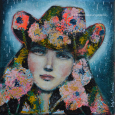 "Wildjane", 20x20cm, sur toile, 245 eur.