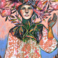 " La botaniste" 116x89 cm / 2300 eur.