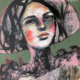 "Une invitation" 60x50cm, sur toile, 850 eur.