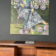 "Le printemps au jardin" 114x146cm / 2800 eur.