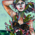 "La naïade" 61x50cm 980 eur.