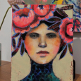 "Rose" 27x19cm / 245 eur.