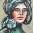 "Emeraude" 60x50cm / 850 eur