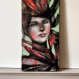 "Quand son Coeur s'enflamme" 40x20cm / 290 eur.