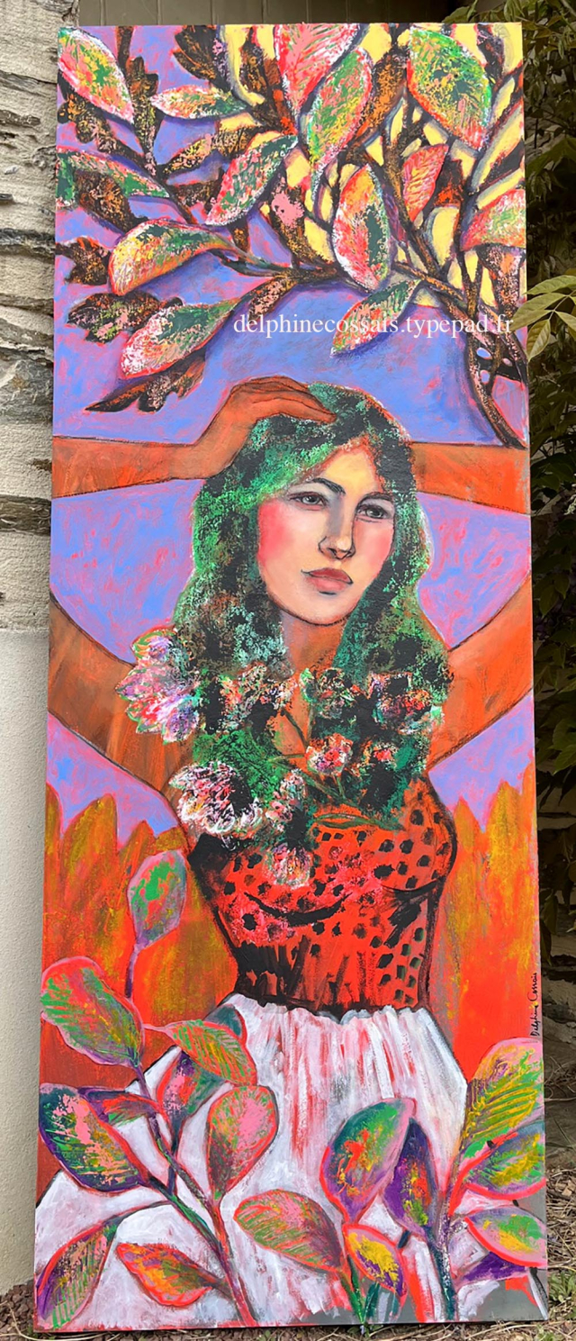 "Cultiver son jardin intérieur" 160x60cm / 1600 eur.