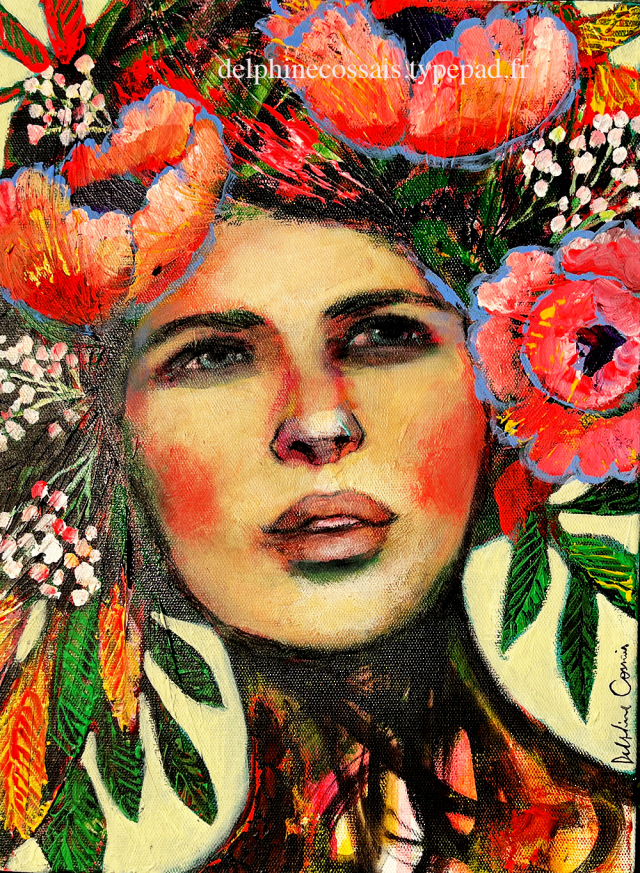 "Les lauriers roses" 40x30cm / 480 eur.
