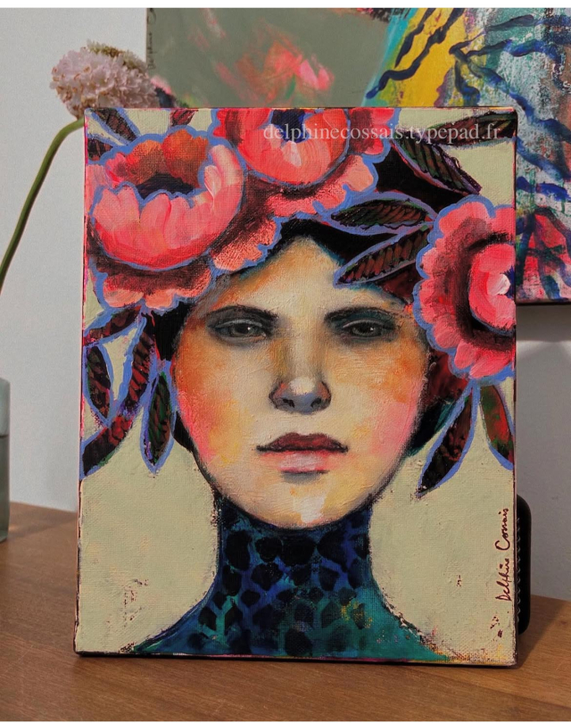 "Rose" 27x19cm / 245 eur.