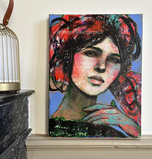 "L'heure des vacances" 40x30cm / 480 eur