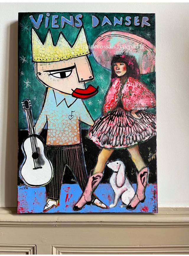 "Viens danser!" duo avec Mika, 55x40cm / 750 eur.